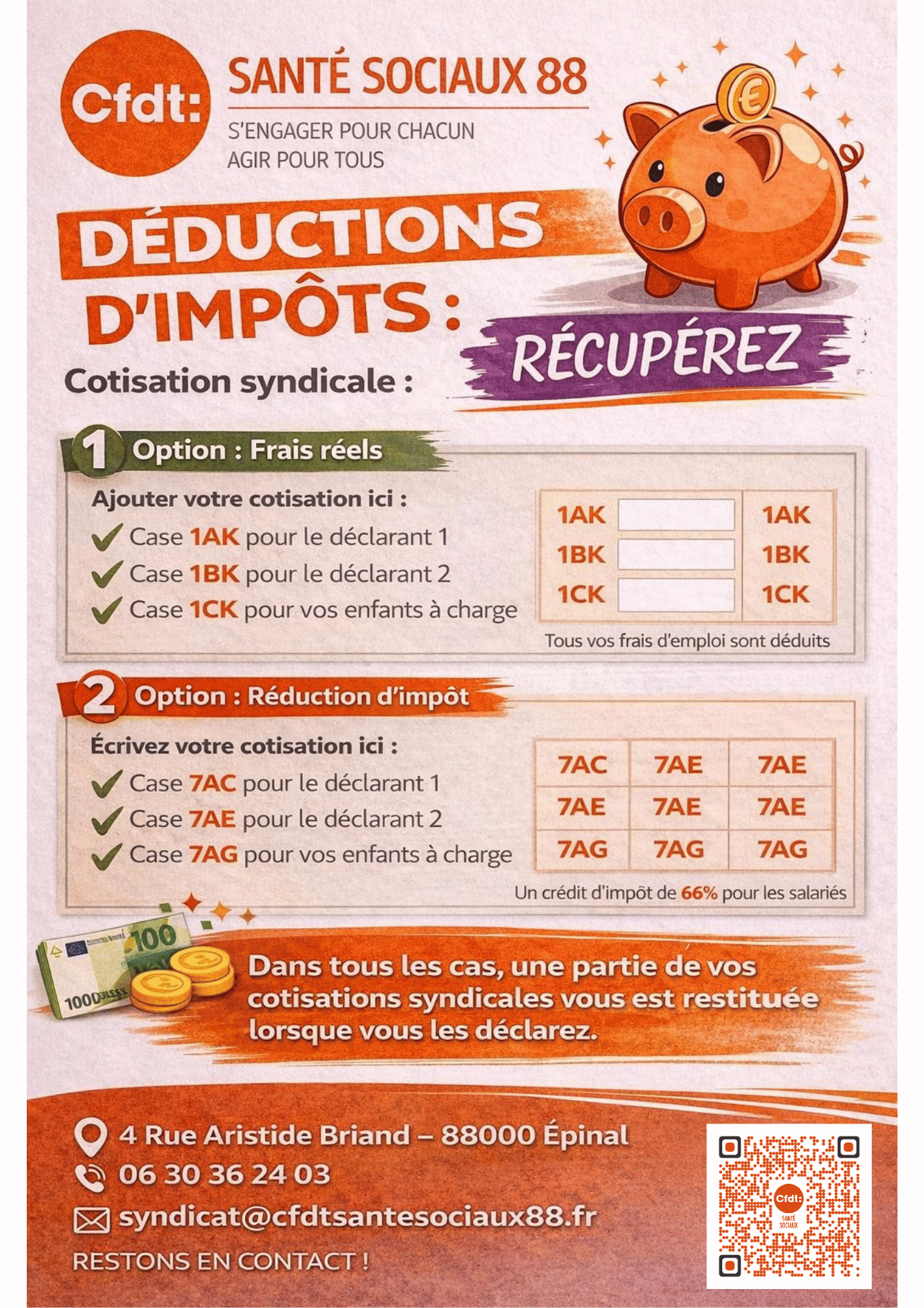 déduction d'impots