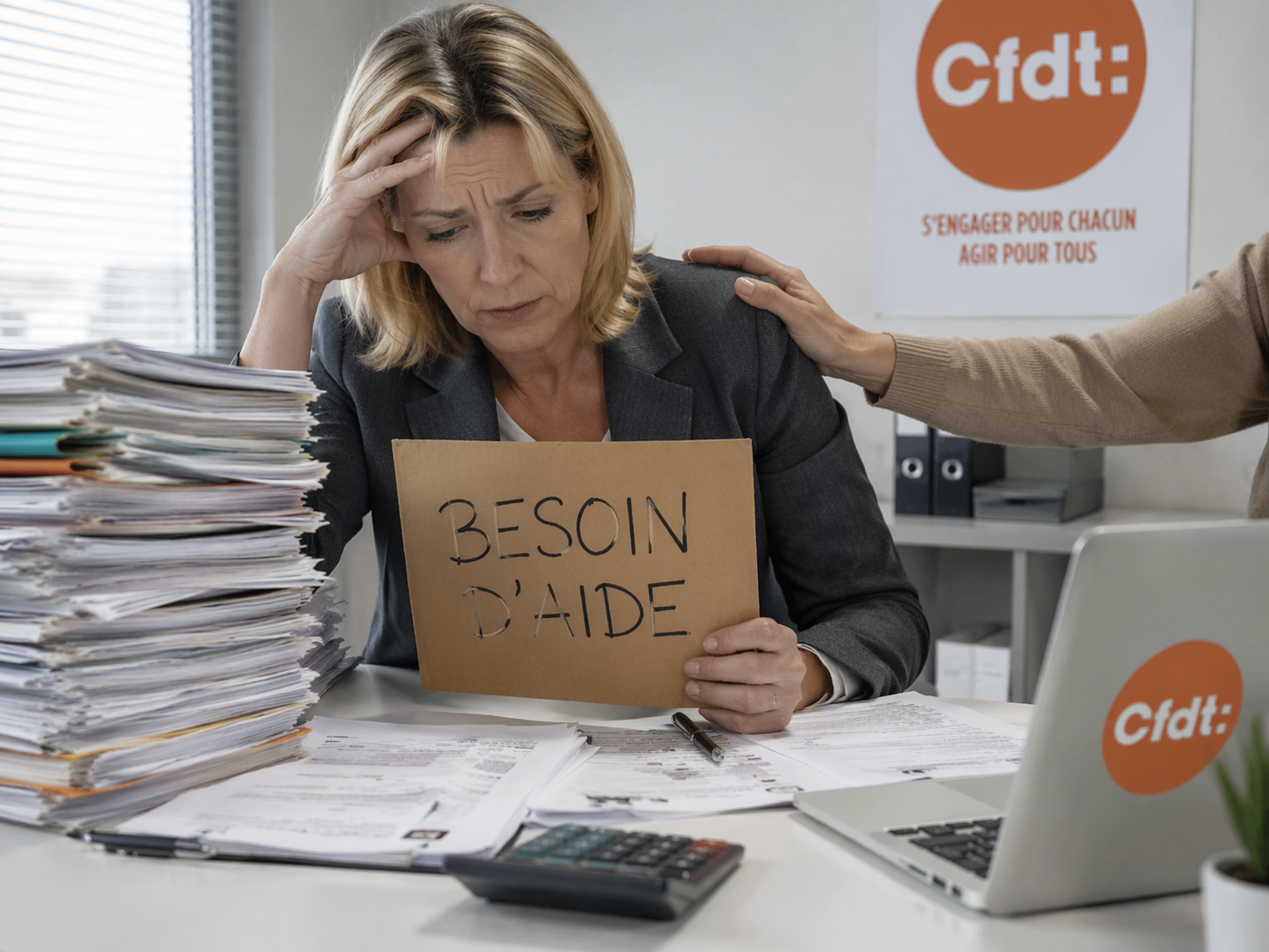 Image d'illustration : deux mains tendues l'une vers l'autre