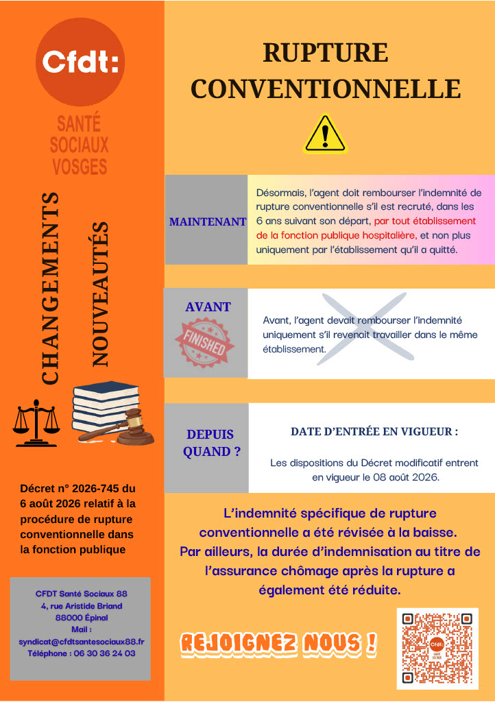 Tract Rupture conventionnelle 2026